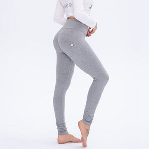 High Waist Shaping Leggings - Cotton Grey – Melody South Africa