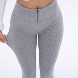 Melody Shaping Leggings High Waist Cotton Grey - Melody South Africa