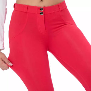 Melody Shaping Leggings Mid Waist Red - Melody South Africa