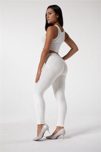 Melody Shaping Leggings Mid Waist White - Melody South Africa