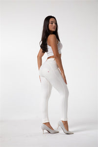 Melody Shaping Leggings Mid Waist White - Melody South Africa