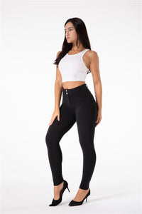 Melody Shaping Leggings Regular Mid Waist Black - Melody South Africa