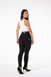 Melody Shaping Leggings Regular Mid Waist Black - Melody South Africa