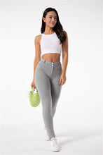 Load image into Gallery viewer, Melody Shaping Leggings Regular Mid Waist Cotton Grey - Melody South Africa