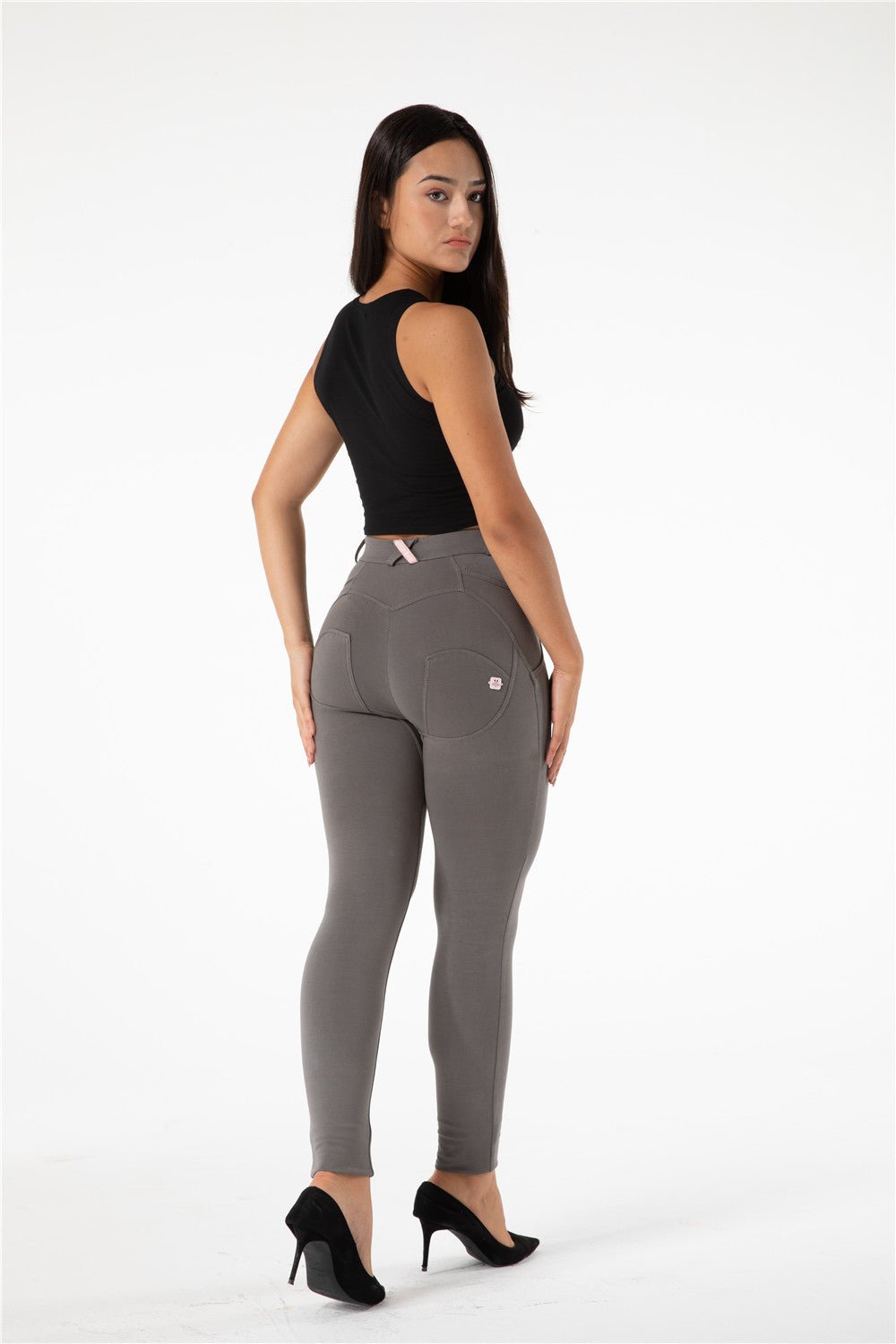 Mid Waist Shaping Leggings - Olive – Melody South Africa