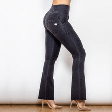 Load image into Gallery viewer, Melody Shaping Pant High Waist Black Denim - Bootleg (Flare) - Melody South Africa