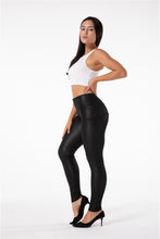 Load image into Gallery viewer, Melody Shaping Pants Black High Waist Faux Leather - Melody South Africa