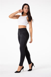 Melody Shaping Pants High Waist Black denim - Melody South Africa