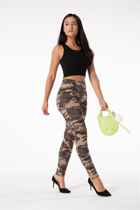 Melody Shaping Pants High Waist Dark Camo - Melody South Africa