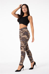 Melody Shaping Pants High Waist Dark Camo - Melody South Africa