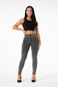 Melody Shaping Pants High Waist Denim Grey - Melody South Africa