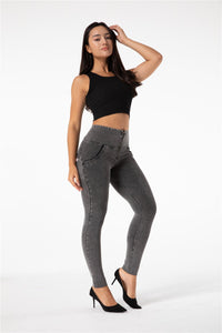 Melody Shaping Pants High Waist Denim Grey - Melody South Africa