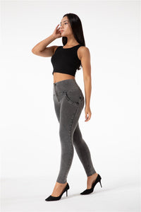 Melody Shaping Pants High Waist Denim Grey - Melody South Africa