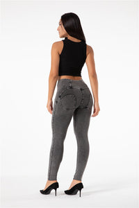 Melody Shaping Pants High Waist Denim Grey - Melody South Africa