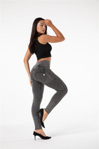 Melody Shaping Pants High Waist Denim Grey - Melody South Africa