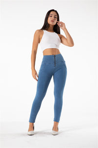 Melody shaping pants high waist light blue denim - Melody South Africa