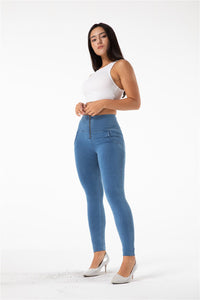 Melody shaping pants high waist light blue denim - Melody South Africa