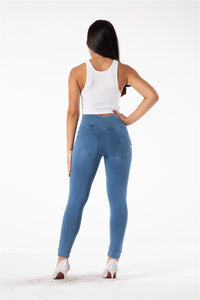 Melody shaping pants high waist light blue denim - Melody South Africa