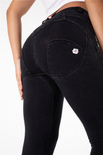 Load image into Gallery viewer, Melody Shaping Pants Regular Mid Waist Black Denim - Melody South Africa