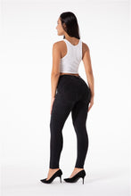 Load image into Gallery viewer, Melody Shaping Pants Regular Mid Waist Black Denim - Melody South Africa