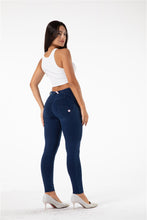 Load image into Gallery viewer, Melody Shaping Pants Regular Mid Waist Dark Blue Denim - Melody South Africa