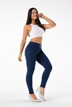 Load image into Gallery viewer, Melody Shaping Pants Regular Mid Waist Dark Blue Denim - Melody South Africa