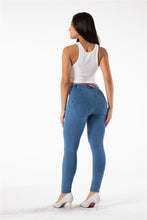 Load image into Gallery viewer, Melody shaping pants regular mid waist Light Blue Denim - Melody South Africa