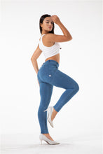 Load image into Gallery viewer, Melody shaping pants regular mid waist Light Blue Denim - Melody South Africa