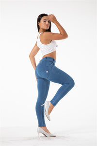 Melody shaping pants regular mid waist Light Blue Denim - Melody South Africa