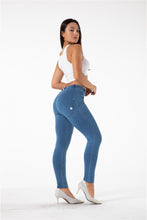 Load image into Gallery viewer, Melody shaping pants regular mid waist Light Blue Denim - Melody South Africa