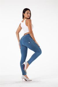 Melody shaping pants regular mid waist Light Blue Denim - Melody South Africa