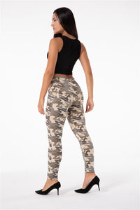 Melody Shaping Pants Regular Mid Waist Light Camo - Melody South Africa