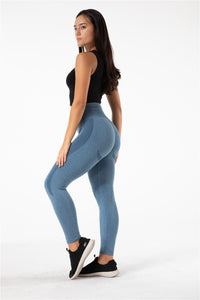 Seamless Gym leggings - Blue - Melody South Africa