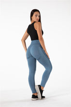 Load image into Gallery viewer, Seamless Gym leggings - Blue - Melody South Africa