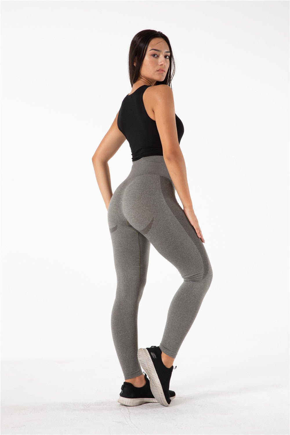 NVGTN grey contour 2.0 seamless leggings, Women's Fashion, Activewear on  Carousell