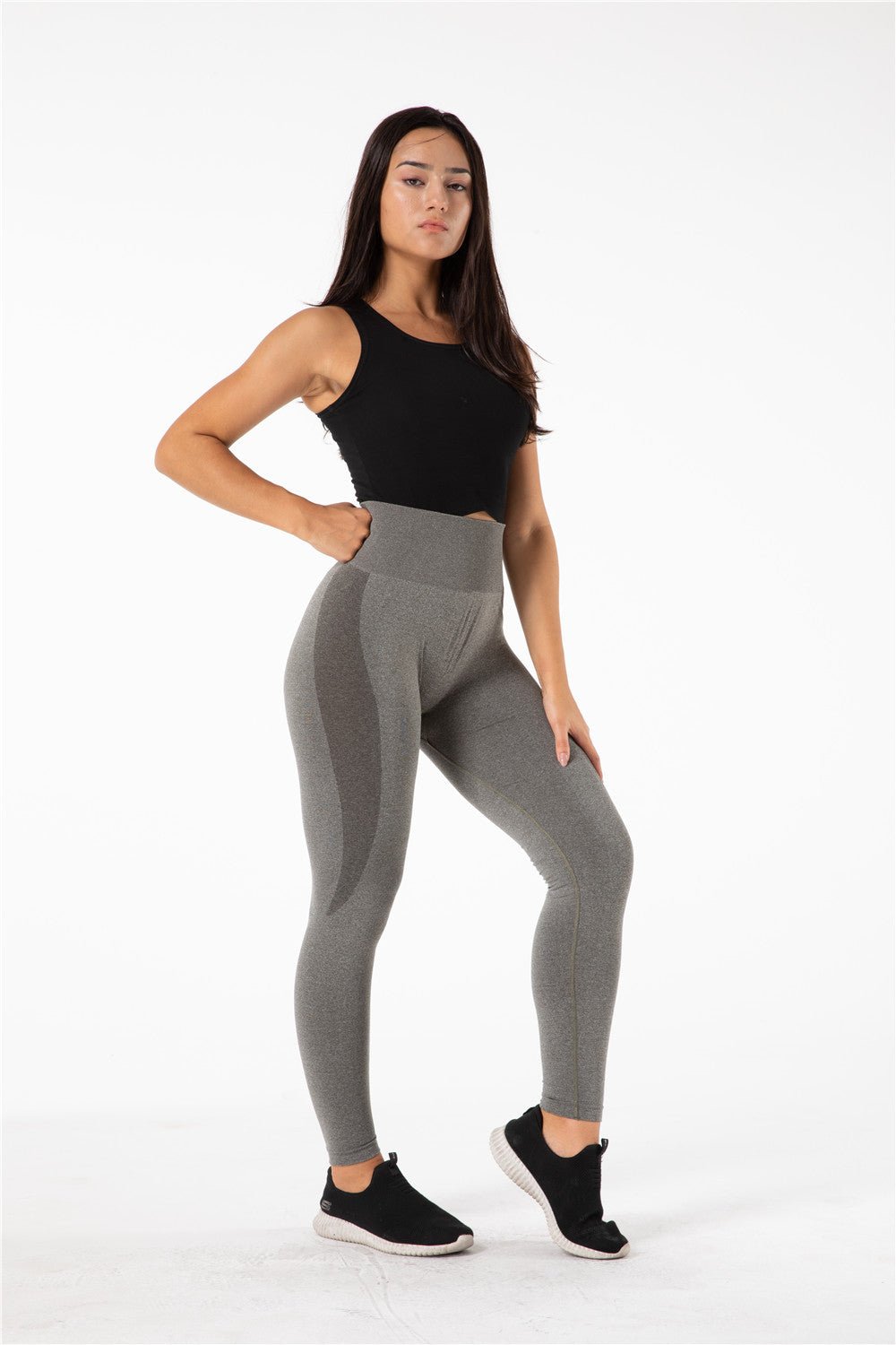 Grey Seamless Gym Leggings – Melody South Africa