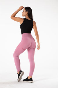 Seamless Gym leggings - Pink - Melody South Africa