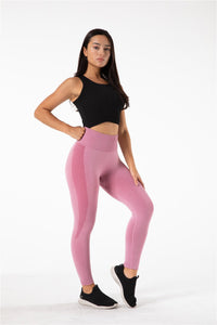 Seamless Gym leggings - Pink - Melody South Africa