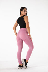 Seamless Gym leggings - Pink - Melody South Africa